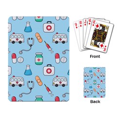 Medical-seamless-pattern Playing Cards Single Design (rectangle) by uniart180623