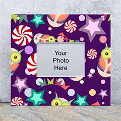 Owl-pattern-background White Wall Photo Frame 5  X 7  by uniart180623