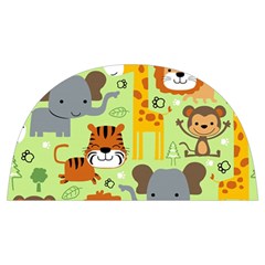 Seamless-pattern-vector-with-animals-wildlife-cartoon Anti Scalding Pot Cap by uniart180623