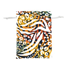 Abstract-geometric-seamless-pattern-with-animal-print Lightweight Drawstring Pouch (s) by uniart180623