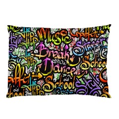 Graffiti-word-seamless-pattern Pillow Case by uniart180623