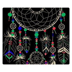 Dreamcatcher Magic Magical Two Sides Premium Plush Fleece Blanket (small) by uniart180623
