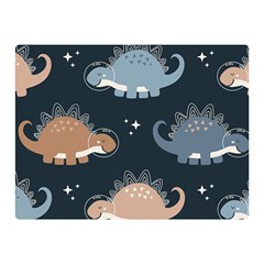 Dino Art Pattern Design Wallpaper Background Two Sides Premium Plush Fleece Blanket (mini) by uniart180623