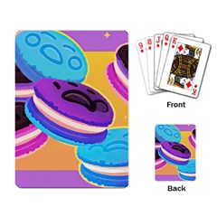 Cookies Chocolate Cookies Sweets Snacks Baked Goods Food Playing Cards Single Design (rectangle) by uniart180623