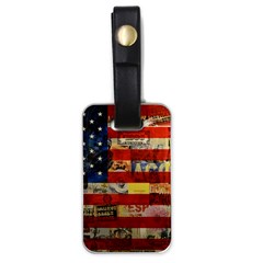 Usa Flag United States Luggage Tag (one Side) by uniart180623