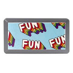 Fun Word Inscription Rainbow Pattern Memory Card Reader (mini) by uniart180623