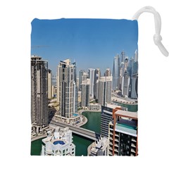 Building Sea Architecture Marina Drawstring Pouch (5xl) by Ravend