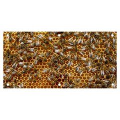 Honey Bee Bees Insect Banner And Sign 6  X 3  by Ravend