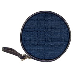 Digital Dark Blue Linen Classic 20-cd Wallets by ConteMonfrey