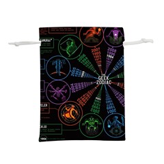 Zodiac Geek Lightweight Drawstring Pouch (m) by uniart180623