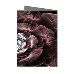 Flower Fractal Art Cool Petal Abstract Mini Greeting Cards (pkg Of 8) by uniart180623