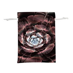 Flower Fractal Art Cool Petal Abstract Lightweight Drawstring Pouch (l) by uniart180623