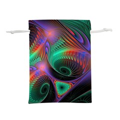 Circle Art 3d Artwork Graphics Vortex Colorful Digital Art Lightweight Drawstring Pouch (s) by uniart180623