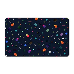 Abstract Minimalism Digital Art Abstract Magnet (rectangular) by uniart180623