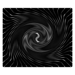 Abstract Mandala Twirl Two Sides Premium Plush Fleece Blanket (small) by uniart180623