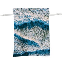 Waves Wave Nature Beach Lightweight Drawstring Pouch (xl) by uniart180623