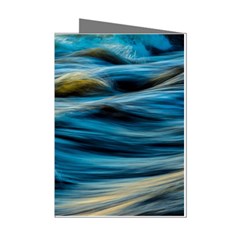 Waves Abstract Waves Abstract Mini Greeting Cards (pkg Of 8) by uniart180623
