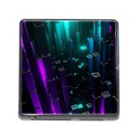 Abstract Building City 3d Memory Card Reader (Square 5 Slot) Front