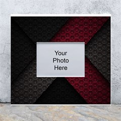 Red Black Abstract Pride Abstract Digital Art White Wall Photo Frame 5  X 7  by uniart180623