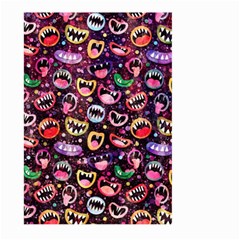 Funny Monster Mouths Large Garden Flag (two Sides) by uniart180623