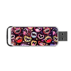 Funny Monster Mouths Portable Usb Flash (one Side) by uniart180623