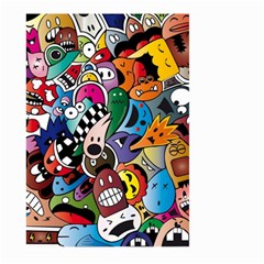 Cartoon Explosion Cartoon Characters Funny Large Garden Flag (two Sides) by uniart180623