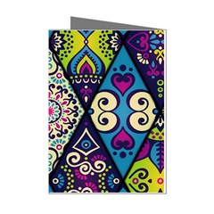 Ethnic Pattern Abstract Mini Greeting Cards (pkg Of 8) by uniart180623