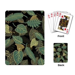 Autumn Fallen Leaves Dried Leaves Playing Cards Single Design (rectangle) by Simbadda