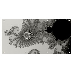 Apple Males Almond Bread Abstract Mathematics Banner And Sign 8  X 4  by Simbadda