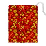Seamless Pattern Slavic Folk Style Drawstring Pouch (4XL) Front
