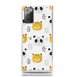 Seamless Pattern Cute Animals Samsung Galaxy Note 20 TPU UV Case Front