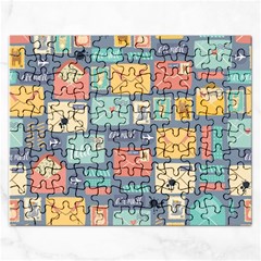 Pattern Postal Stationery Rectangular Jigsaw Puzzl by Simbadda