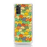 Seamless Pattern With Doodle Bunny Samsung Galaxy S20 6.2 Inch TPU UV Case Front