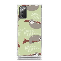 Sloths-pattern-design Samsung Galaxy Note 20 Tpu Uv Case by Simbadda