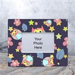 Owl-stars-pattern-background White Tabletop Photo Frame 4 x6  Front