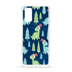 Cute-dinosaurs-animal-seamless-pattern-doodle-dino-winter-theme Samsung Galaxy S20 6 2 Inch Tpu Uv Case by Simbadda