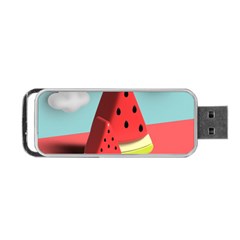 Strawberries Fruit Portable Usb Flash (one Side) by Grandong