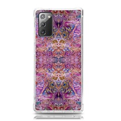 Fuchsia Intarsio Samsung Galaxy Note 20 Tpu Uv Case by kaleidomarblingart