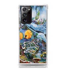 Colorful Aquatic Life Wall Mural Samsung Galaxy Note 20 Ultra Tpu Uv Case by Proyonanggan