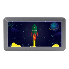 Rocket Halftone Astrology Astronaut Memory Card Reader (mini) by Bangk1t