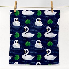 Swan Pattern Elegant Design Face Towel by Bangk1t