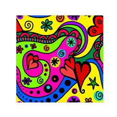 Seamless Doodle Square Satin Scarf (30  X 30 ) by Bangk1t