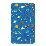 Space Rocket Solar System Pattern Memory Card Reader (Rectangular) Front