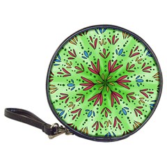 Flower Mandala Art Drawing Spring Background Classic 20-cd Wallets by Bangk1t