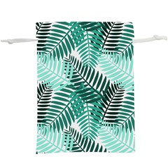 Background Pattern Texture Leaves Design Wallpaper Lightweight Drawstring Pouch (xl) by pakminggu