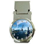 Futuristic City Fantasy Scifi Money Clip Watches Front