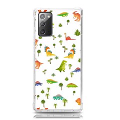 Vector Baby Dino Seamless Pattern Samsung Galaxy Note 20 Tpu Uv Case by Grandong