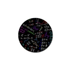 Mathematics  Physics Maths Math Pattern Golf Ball Marker (4 Pack) by Grandong