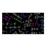 Mathematics  Physics Maths Math Pattern Satin Shawl 45  x 80  Front