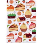 Dessert And Cake For Food Pattern A4 Acrylic Clipboard Back